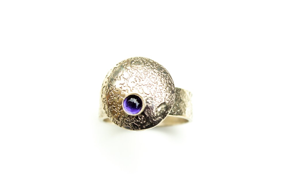 ring flying saucer iolite 3