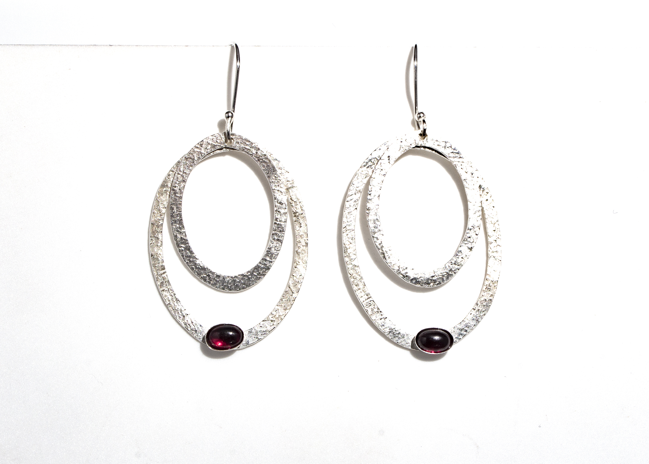 errings drop 2 ovals chiffon RG 1