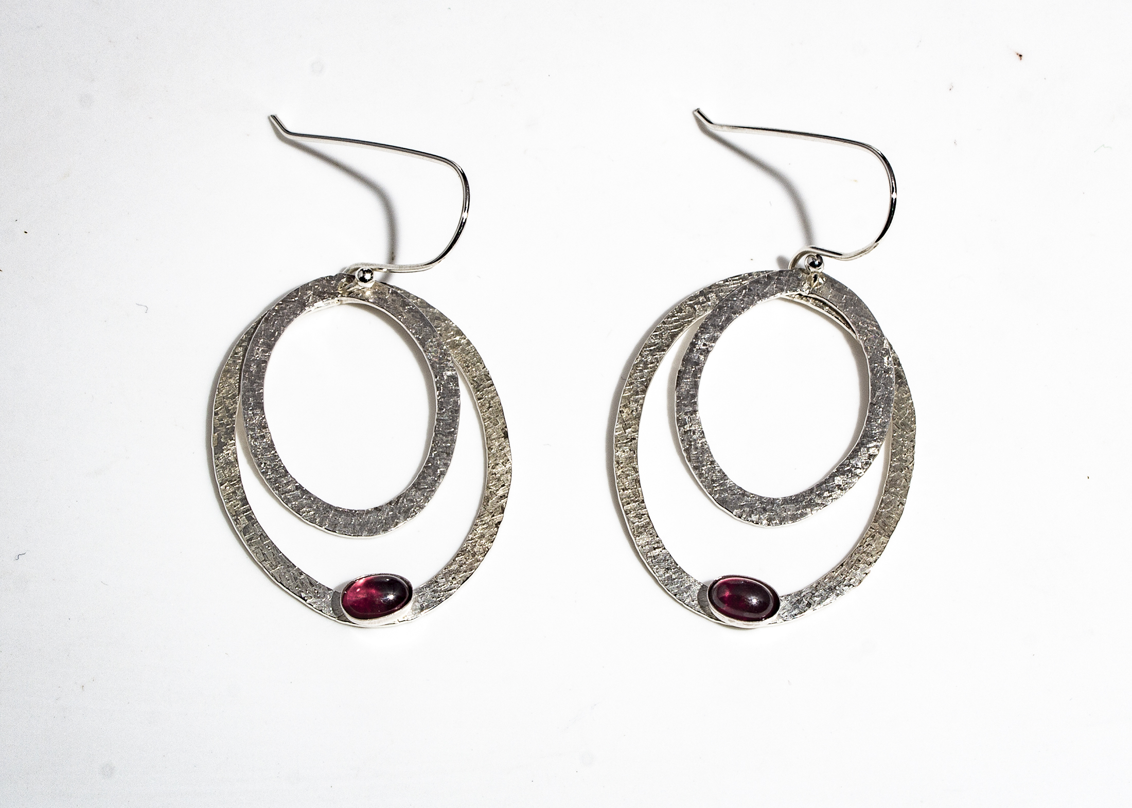 errings drop 2 ovals chiffon RG 2