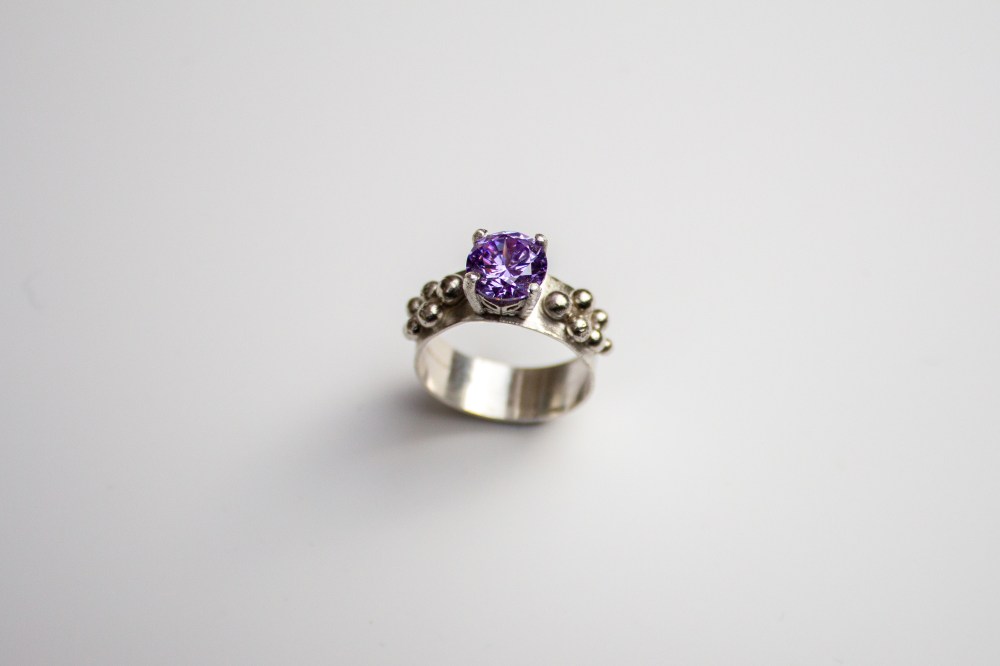 ring CZ lavender grapes 2